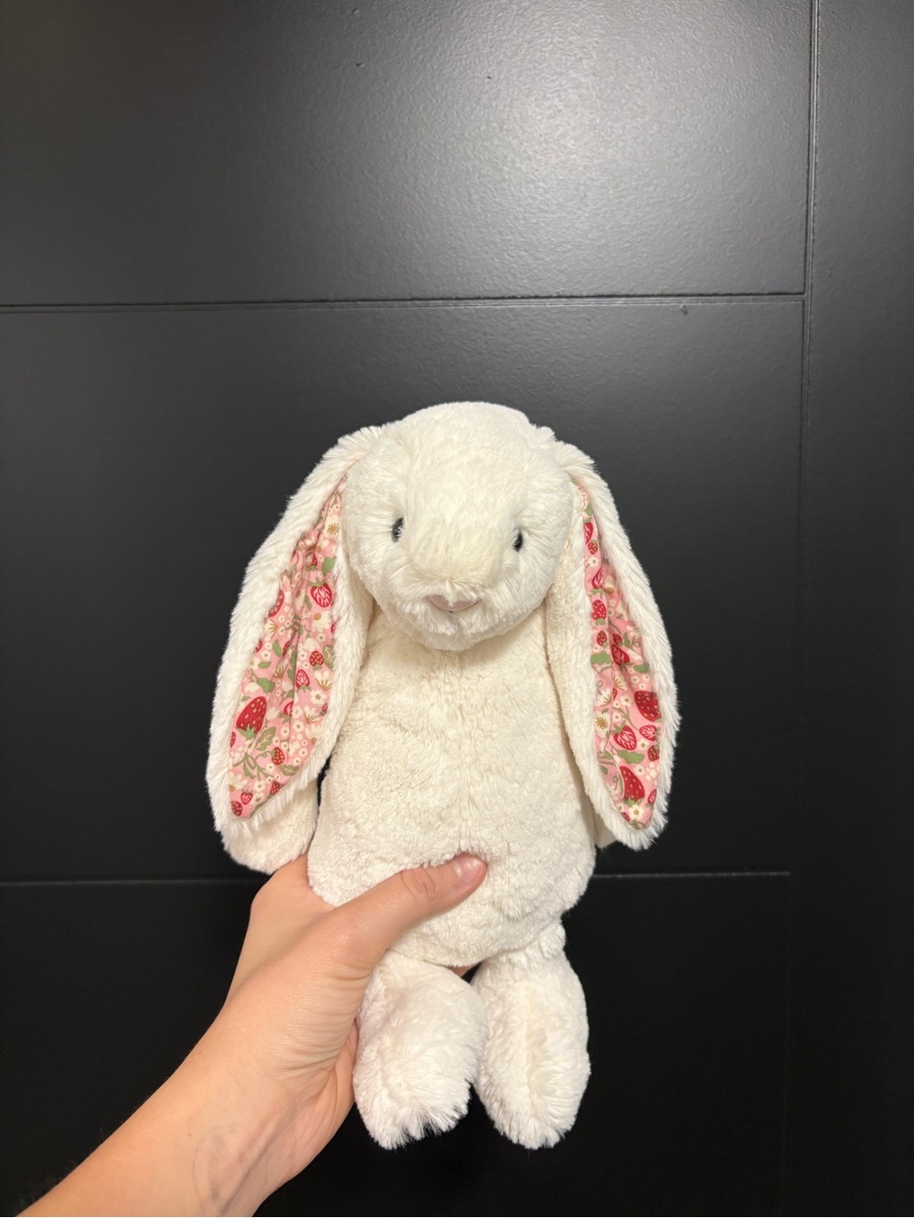 Medium Cream Strawberry Bunny Jellycat